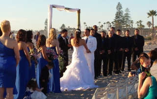 San Diego beach wedding at the Hotel Del Coronado